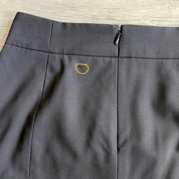 J. Crew Original Fit Black Wool Blend Pencil Skirt (size 0) - Picture 12 of 15